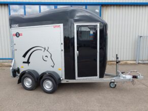 cheval gold 2 paards trailer