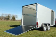 Sirius gesloten bakwagen aluminium Cargo trailers